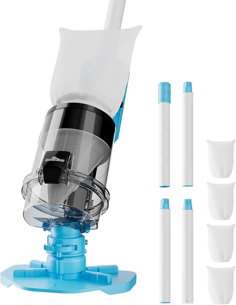 ROBOKLEEN Cordless Pool Vacuum with Telescopic Pole